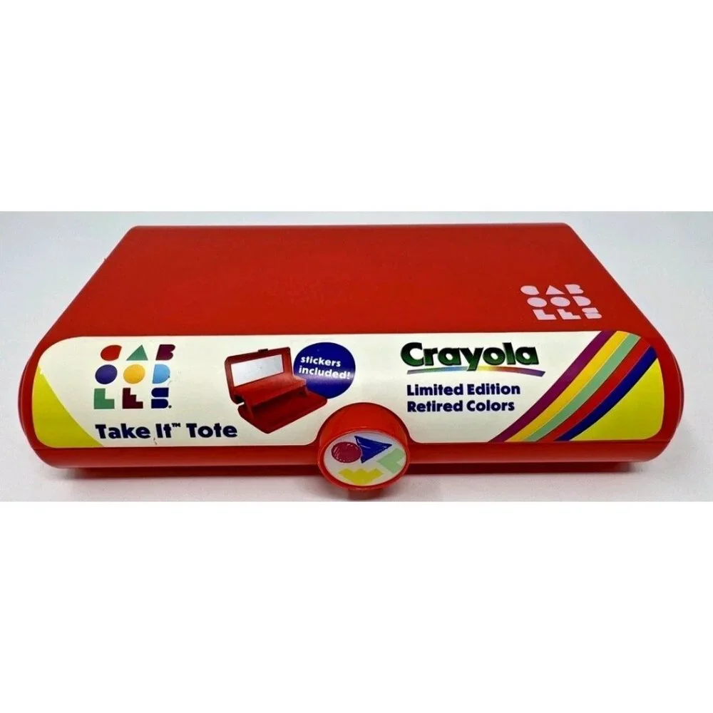Caboodles Take It Tote Crayola Red Limited Edition Retired Color Makeup Case
